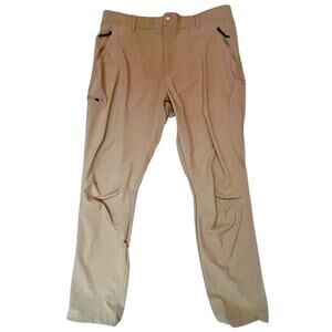 Columbia Hiking Pants Mens 36 X 31 Tan Performance Technical Outdoors Gorpcore